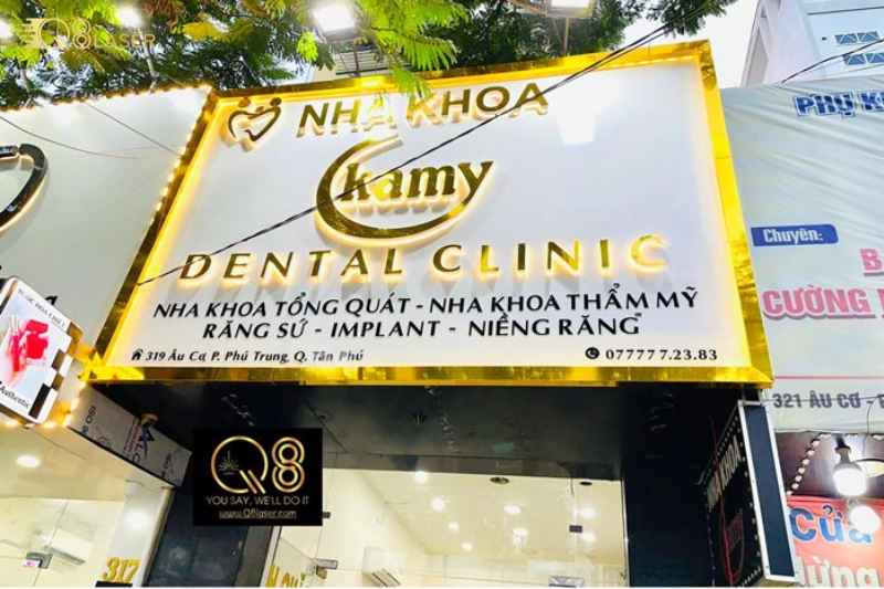 Biển nha khoa đẹp tinh tế và sang trọng