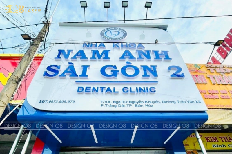 Biển nha khoa thiết kế chuẩn y tế