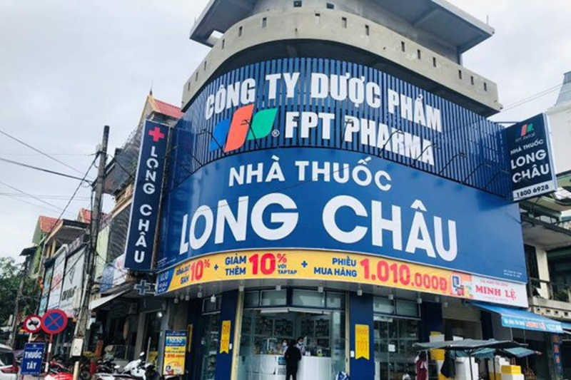 Biển nhà thuốc bố cục khoa học, dễ nhận diện thương hiệu