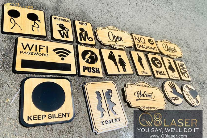 Biển nhà vệ sinh nam nữ kèm biển báo nhà vệ sinh nam nữ chuẩn chỉ dẫn công cộng.