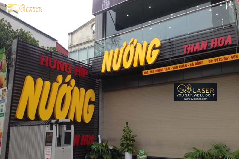 Biển nướng thiết kế chắc chắn, dùng lâu dài