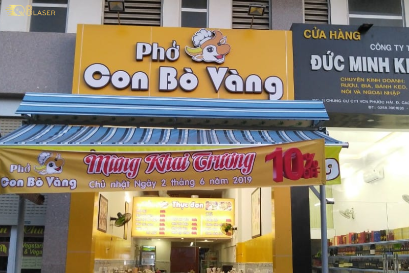 Biển phở gà đẹp, phù hợp quán phở