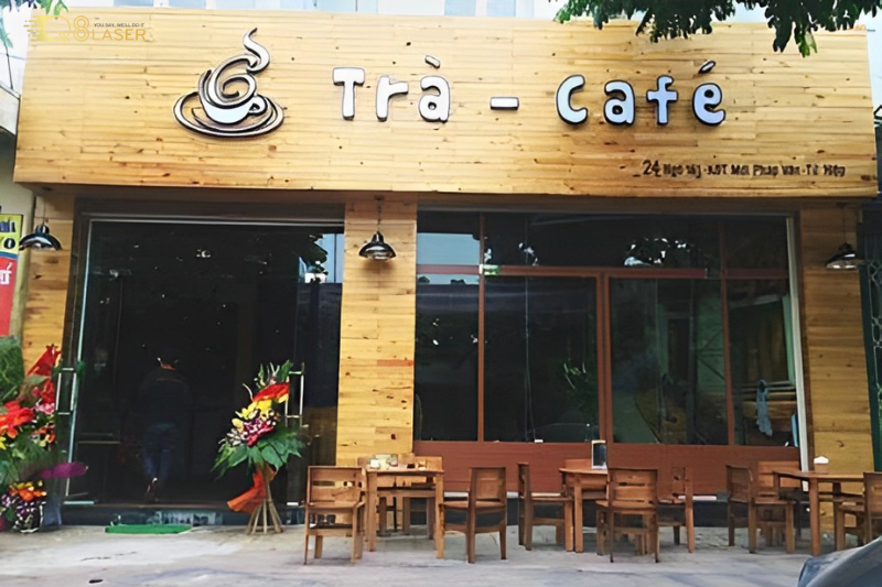 Biển quán cafe phù hợp cả quán nhỏ và lớn