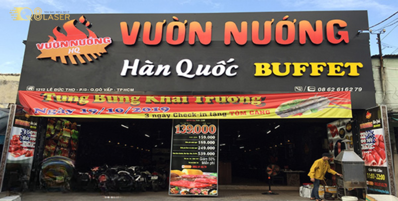 Biển quán lẩu đẹp, tăng nhận diện thương hiệu