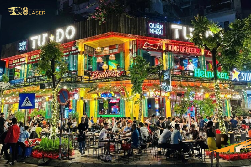 Biển quán nhậu đẹp tạo điểm nhấn cho không gian kinh doanh