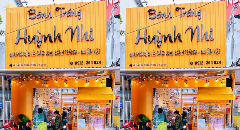 Biển quảng cáo ăn vặt dễ nhớ