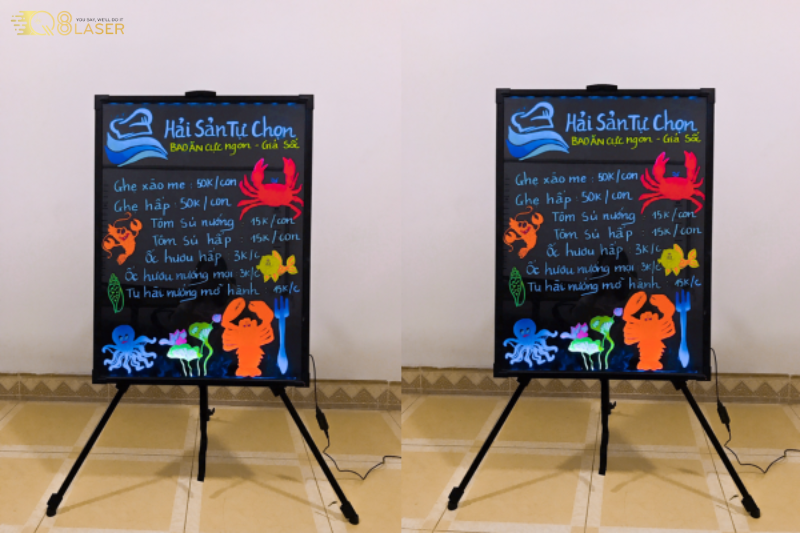 Biển quảng cáo dạ quang sang trọng