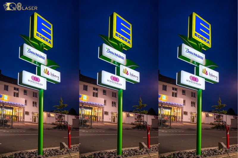 Biển quảng cáo để đường linh hoạt, tiện di chuyển