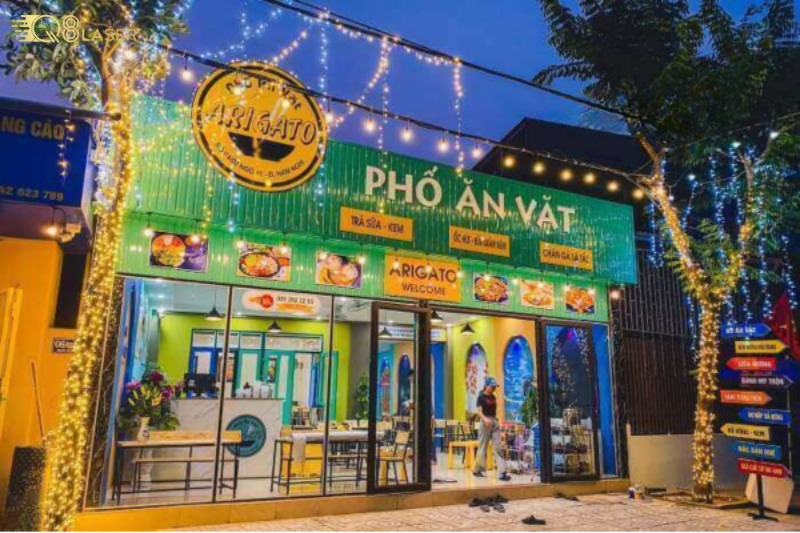 Biển quảng cáo đồ ăn vặt đẹp giá tốt