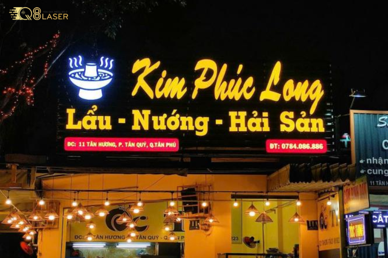 Biển quảng cáo đồ nướng bắt mắt, tăng độ nhận diện