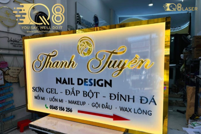 Biển quảng cáo dưỡng sinh Đông y nhẹ nhàng, tinh tế