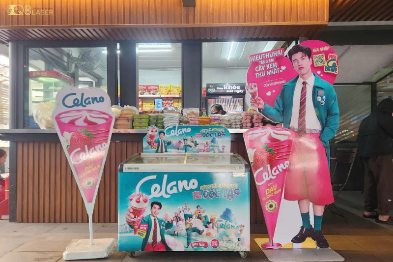 Biển quảng cáo kem tươi giúp quán kem dễ bán hơn