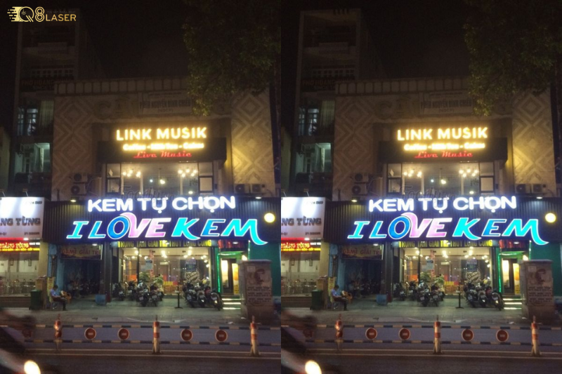 Biển quảng cáo kem tươi tăng nhận diện quán kem