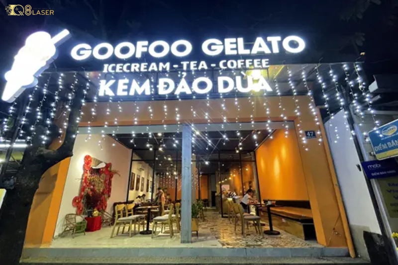 Biển quảng cáo kem tươi thiết kế theo yêu cầu