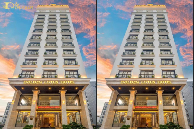 Biển quảng cáo khách sạn thu hút khách lưu trú