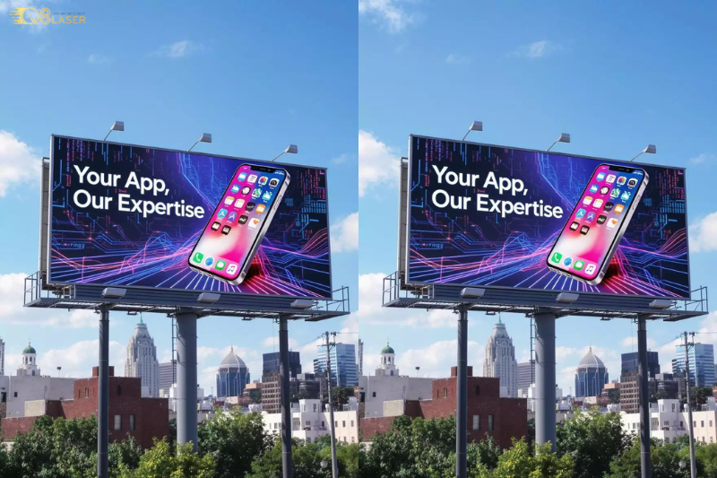 Biển quảng cáo ngoài trời chắc chắn, an toàn