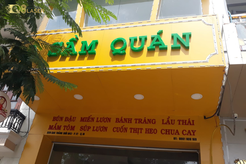 Biển quảng cáo nhà hàng đẹp tạo ấn tượng chuyên nghiệp