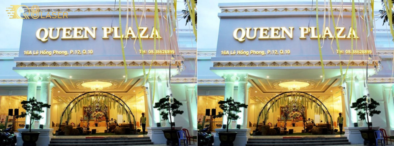 Biển quảng cáo nhà hàng rõ ràng, dễ nhìn, dễ ghi nhớ