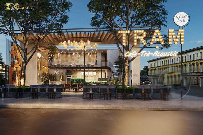 Biển quảng cáo phát sáng sang trọng