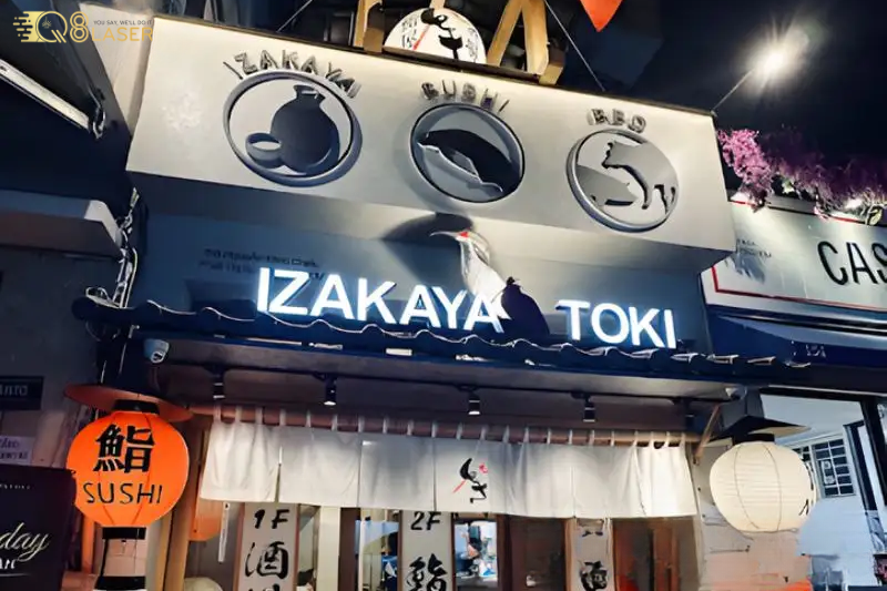 Biển quảng cáo quán ăn đẹp giúp quán nổi bật cả ngày lẫn đêm