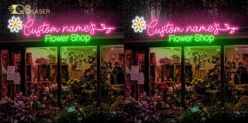 Biển quảng cáo shop hoa tươi
