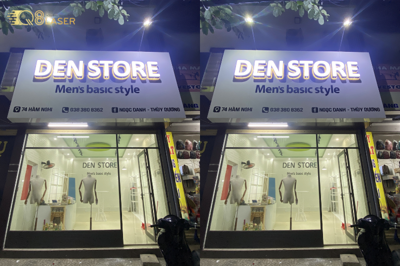 Biển quảng cáo shop quần áo đẹp