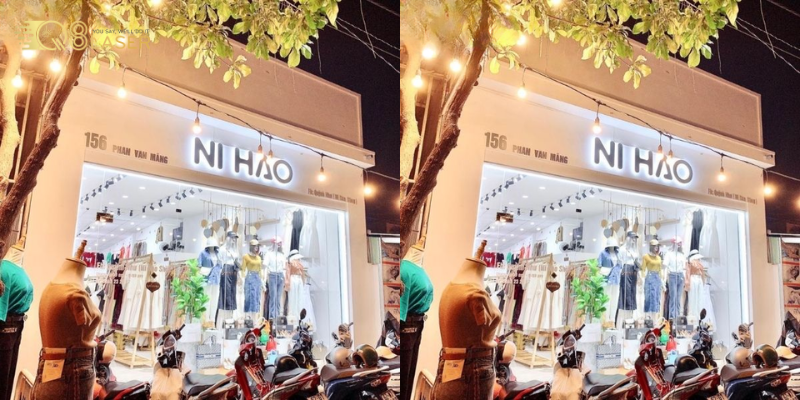 Biển quảng cáo shop quần áo thiết kế bắt mắt, hút khách
