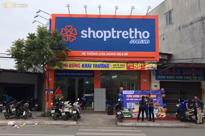 Biển quảng cáo sữa bỉm bền đẹp, sắc nét