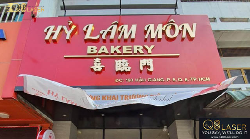 Biển quảng cáo tiệm bánh sinh nhật chuyên nghiệp