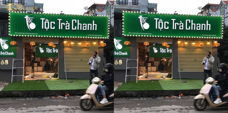 Biển quảng cáo tôn sóng bền bỉ ngoài trời