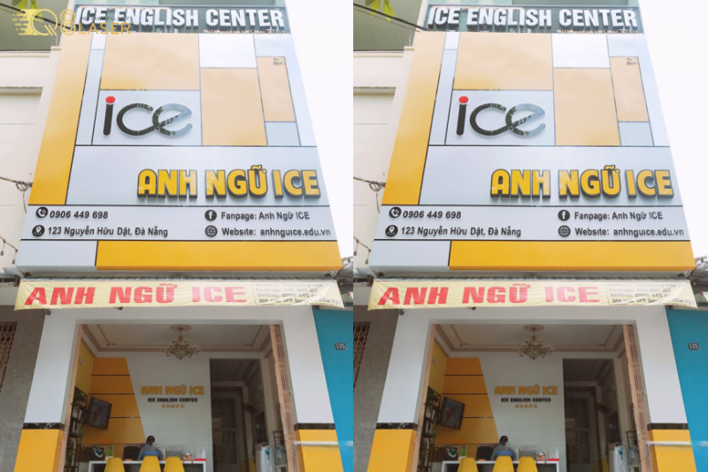 Biển quảng cáo trung tâm ngoại ngữ thu hút học sinh