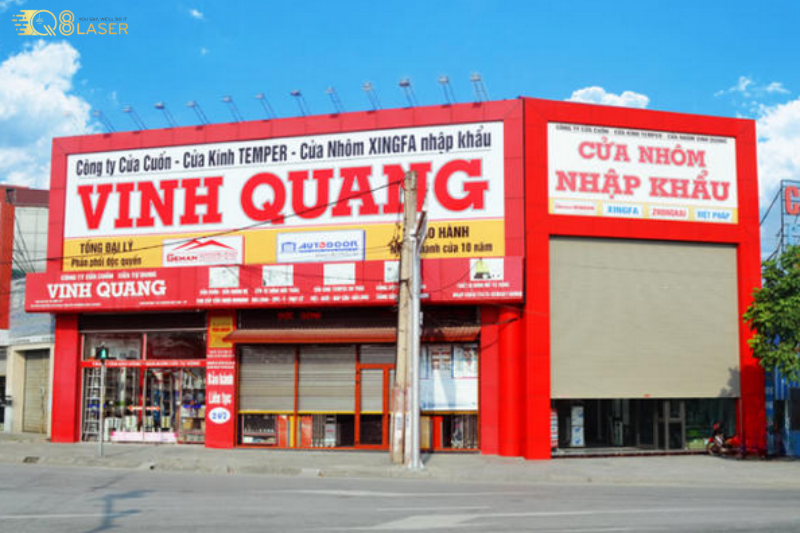 Bảng hiệu công ty xây dựng đẹp, bền chắc