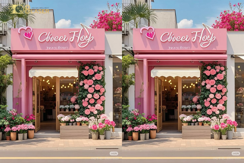 Biển shop hoa tươi nổi bật