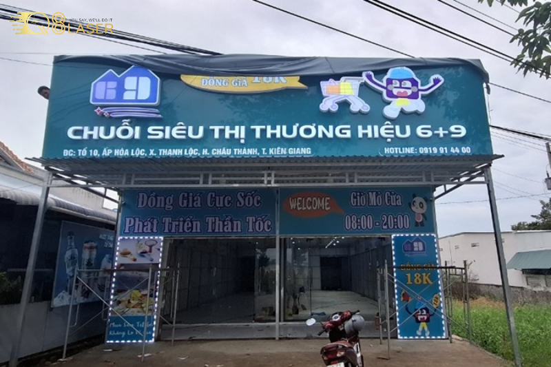 Biển siêu thị đẹp cho khu dân cư