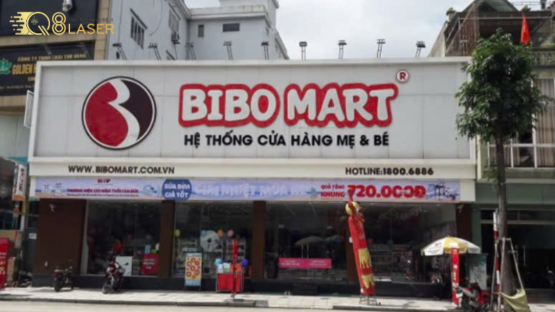 Biển siêu thị mini thu hút khách