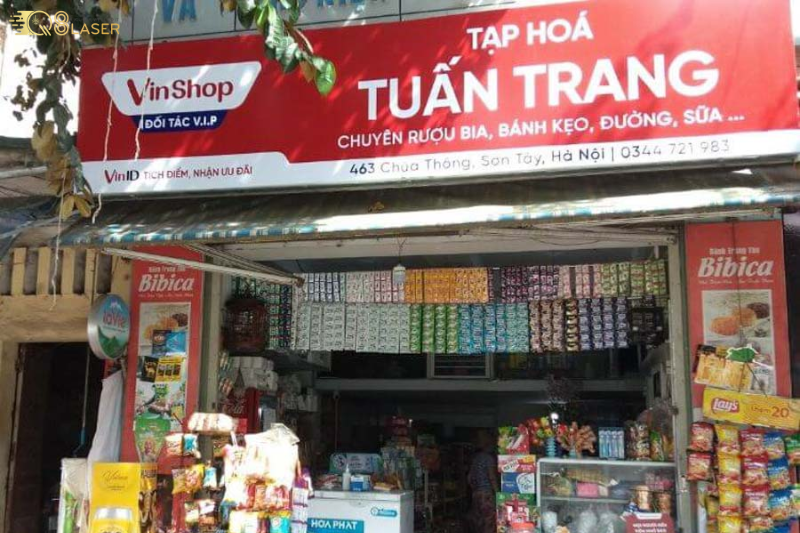 Biển tạp hóa đẹp phù hợp khu dân cư