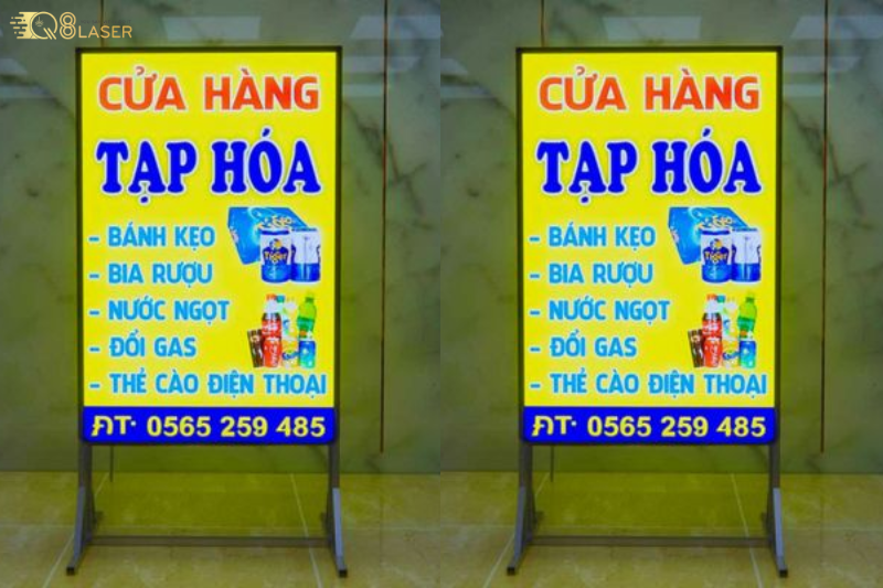 Biển tạp hóa đẹp trước cửa hàng