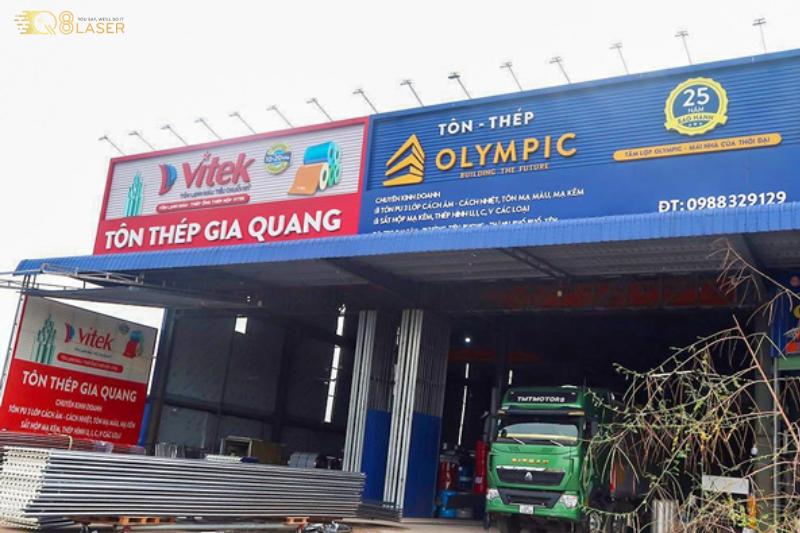 Biển vẫy cơ khí giúp nhận diện xưởng nhanh hơn