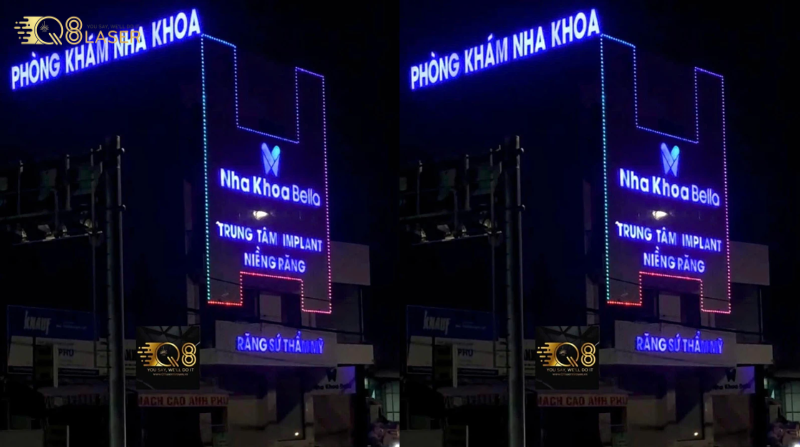 Biển vẫy nha khoa thu hút từ xa