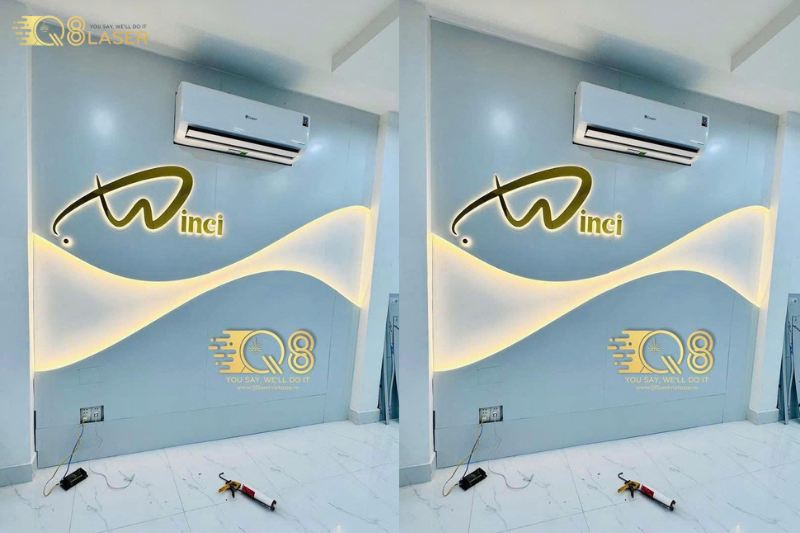 Biển vẫy phun xăm thẩm mỹ nhỏ gọn, dễ nhận diện từ xa