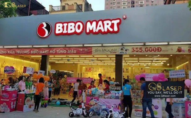 Biển vẫy sữa bỉm giúp cửa hàng dễ tìm