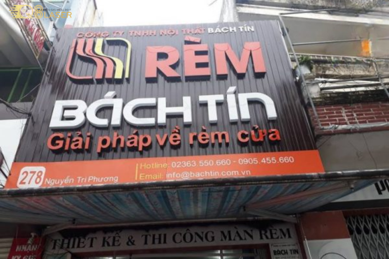 Các mẫu biển quảng cáo rèm cửa thiết kế ấn tượng