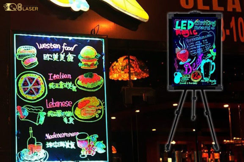 Chữ dạ quang tạo hiệu ứng thị giác mạnh