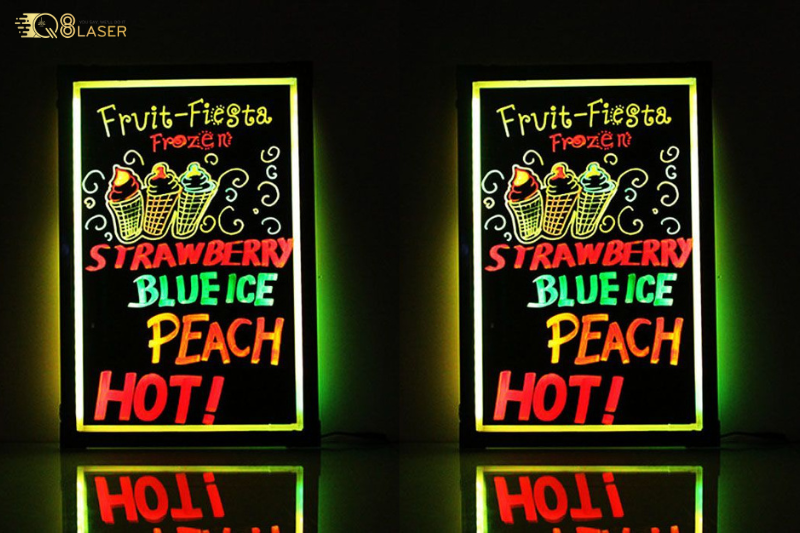 Chữ phát sáng nổi bật thương hiệu