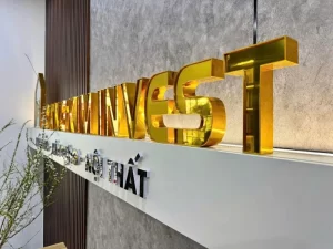 Gia công chữ nổi bảng hiệu