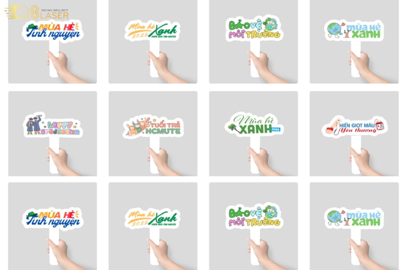 Hashtag cầm tay sự kiện thu hút khách mời