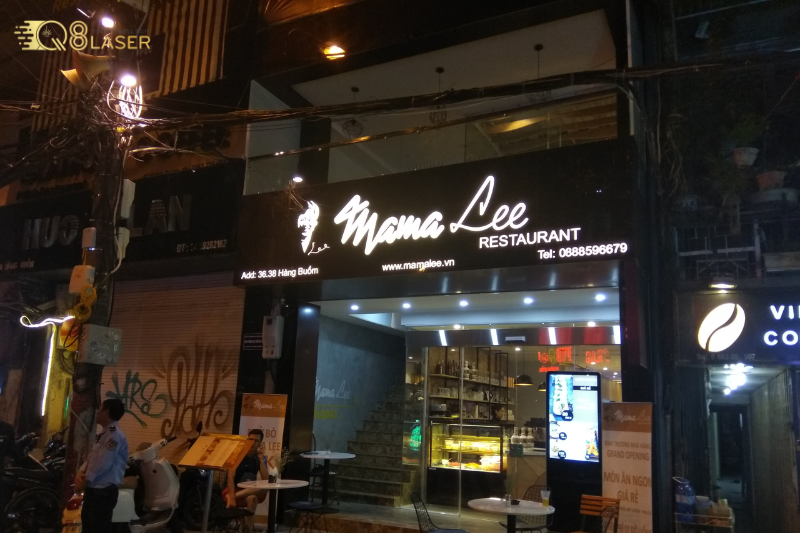 Hộp đèn âm bản giúp nhận diện thương hiệu tốt