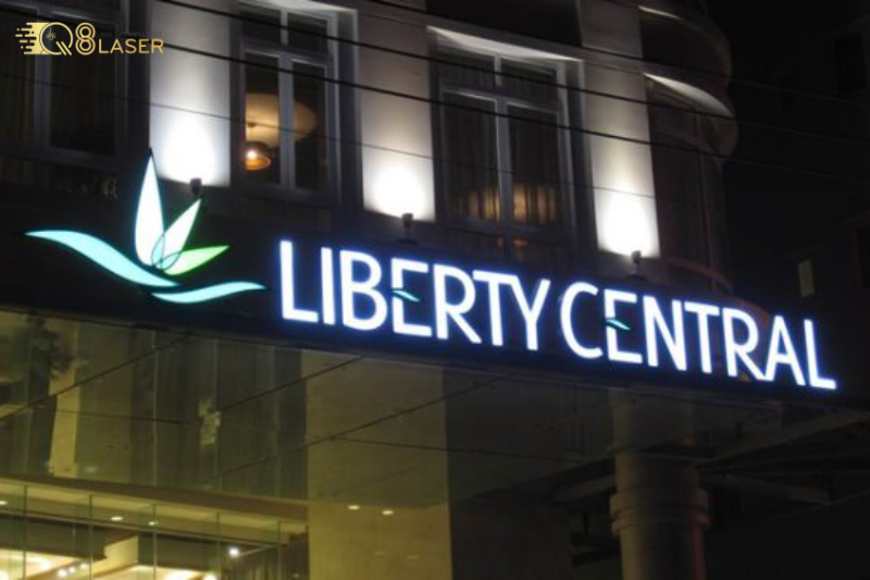 Hộp đèn âm bản kết hợp biển quảng cáo âm bản đẹp mắt