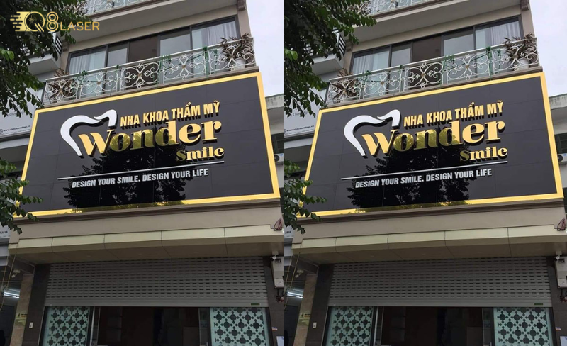 Mẫu bảng hiệu nha khoa đẹp được nhiều phòng khám lựa chọn