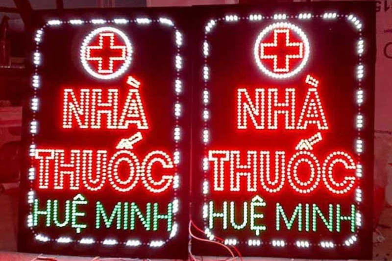 Mẫu bảng hiệu nhà thuốc phù hợp nhiều mô hình kinh doanh